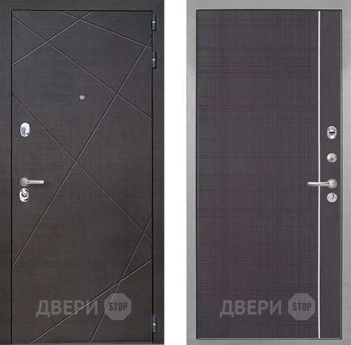 Входная металлическая Дверь Интекрон (INTECRON) Сенатор Лучи В-07 с молдингом Венге в Красноармейске