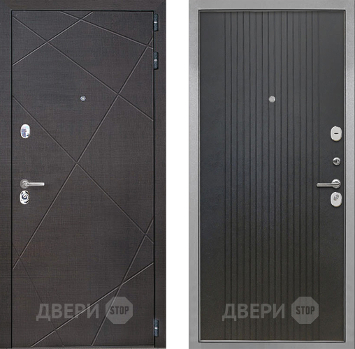 Входная металлическая Дверь Интекрон (INTECRON) Сенатор Лучи ФЛ-295 Лофт черный в Красноармейске