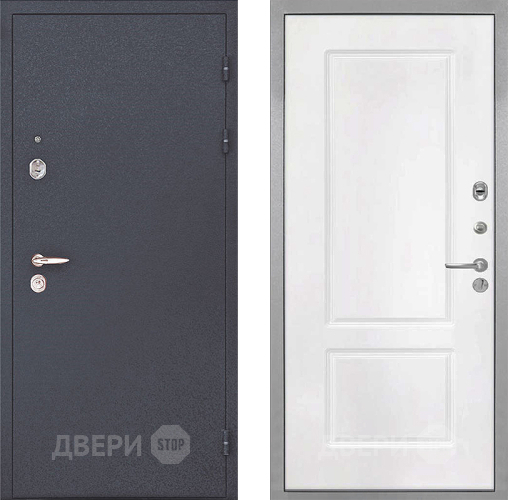 Входная металлическая Дверь Интекрон (INTECRON) Колизей КВ-2 Белый матовый в Красноармейске