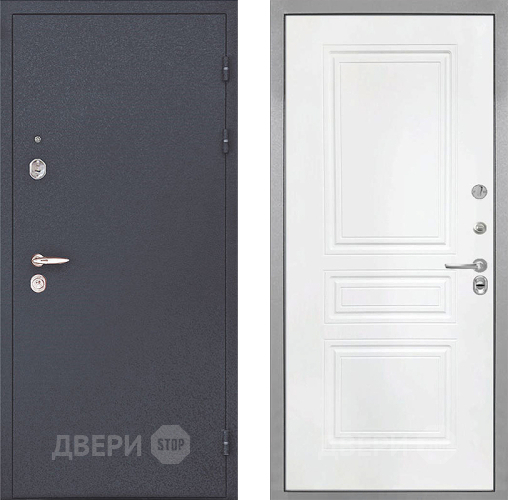 Входная металлическая Дверь Интекрон (INTECRON) Колизей ФЛ-243 Белый матовый в Красноармейске