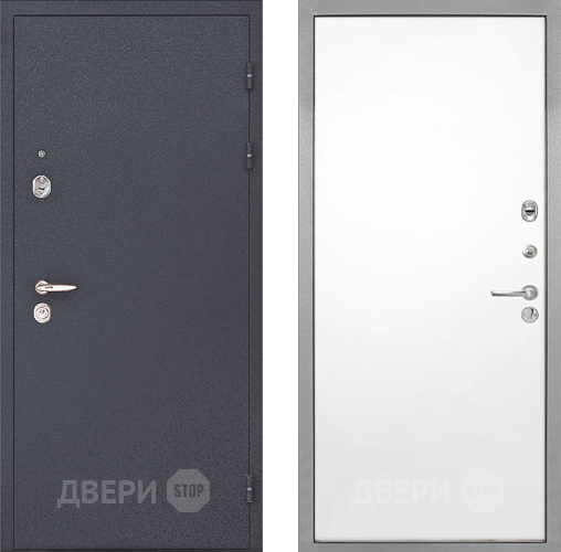 Входная металлическая Дверь Интекрон (INTECRON) Колизей Гладкая Силк Сноу в Красноармейске