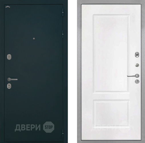 Входная металлическая Дверь Интекрон (INTECRON) Греция КВ-2 Белый матовый в Красноармейске