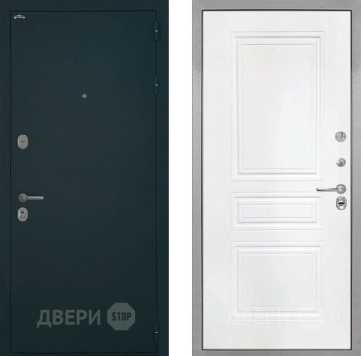 Входная металлическая Дверь Интекрон (INTECRON) Греция ФЛ-243 Белый матовый в Красноармейске