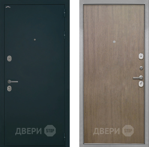 Входная металлическая Дверь Интекрон (INTECRON) Греция Гладкая шпон Венге коричневый в Красноармейске