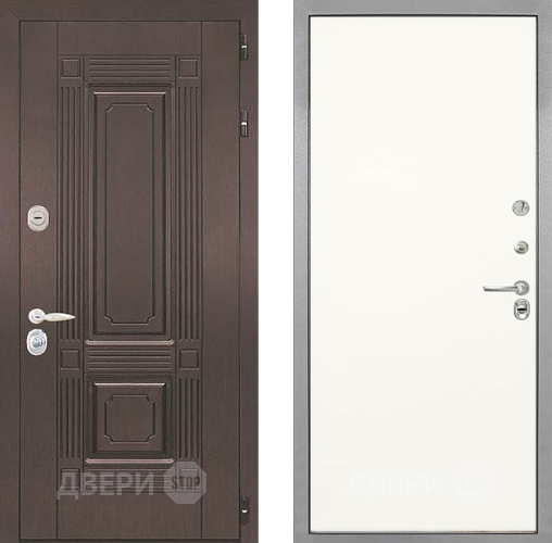Входная металлическая Дверь Интекрон (INTECRON) Италия Гладкая Слоновая кость в Красноармейске