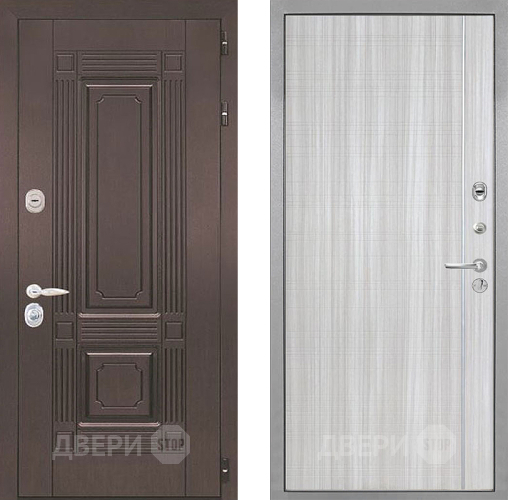 Входная металлическая Дверь Интекрон (INTECRON) Италия В-07 с молдингом Сандал белый в Красноармейске
