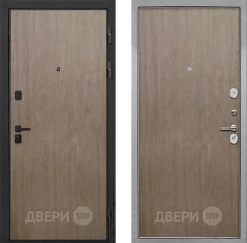 Входная металлическая Дверь Интекрон (INTECRON) Профит Black Венге Коричневый Гладкая шпон Венге коричневый в Красноармейске