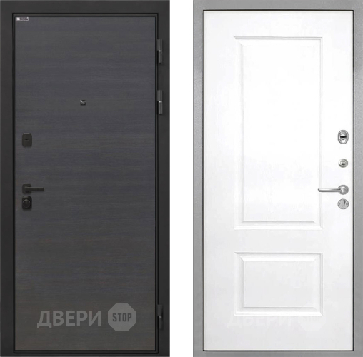 Входная металлическая Дверь Интекрон (INTECRON) Профит Black Эковенге Альба Роял Вуд белый в Красноармейске