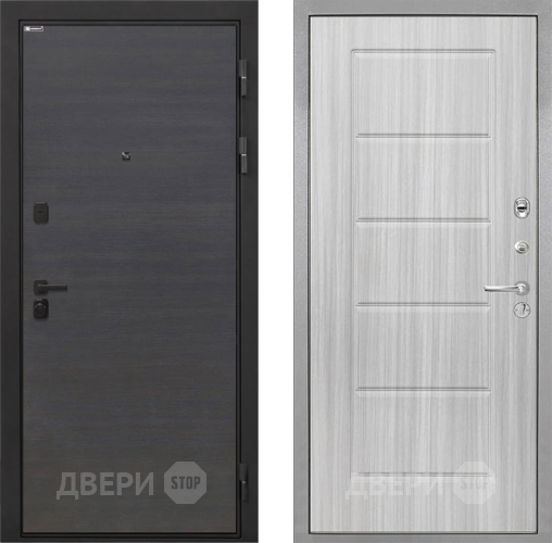 Входная металлическая Дверь Интекрон (INTECRON) Профит Black Эковенге ФЛ-39 Сандал белый в Красноармейске