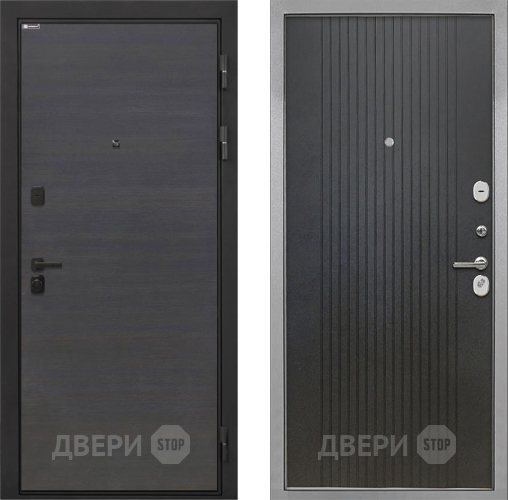 Входная металлическая Дверь Интекрон (INTECRON) Профит Black Эковенге ФЛ-295 Лофт черный в Красноармейске