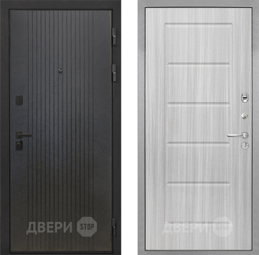 Входная металлическая Дверь Интекрон (INTECRON) Профит Black ФЛ-295 ФЛ-39 Сандал белый в Красноармейске
