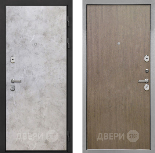Входная металлическая Дверь Интекрон (INTECRON) Гектор Мрамор Светлый Гладкая шпон Венге коричневый в Красноармейске