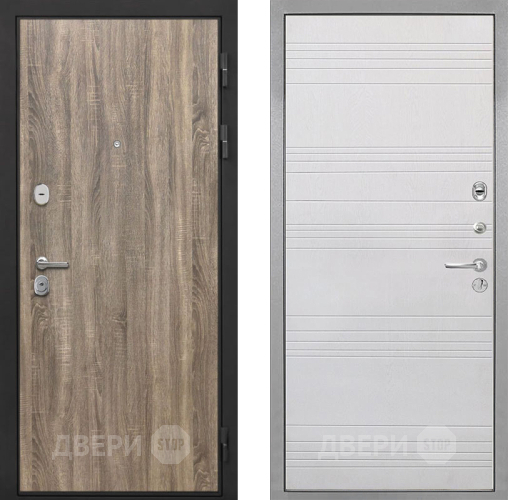 Входная металлическая Дверь Интекрон (INTECRON) Гектор Дуб Турин ФЛ-316 Белый ясень в Красноармейске