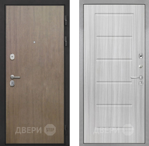 Входная металлическая Дверь Интекрон (INTECRON) Гектор Венге Коричневый ФЛ-39 Сандал белый в Красноармейске