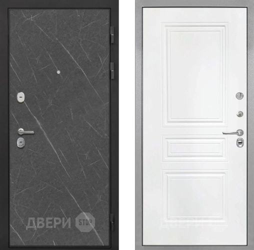 Дверь Интекрон (INTECRON) Гектор Гранит Лава Оникс ФЛ-243 Белый матовый в Красноармейске