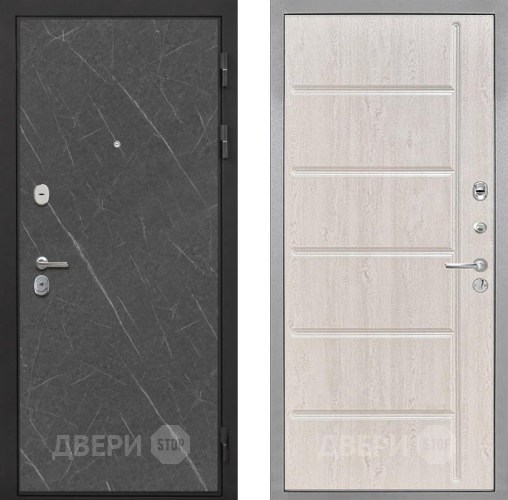 Входная металлическая Дверь Интекрон (INTECRON) Гектор Гранит Лава Оникс ФЛ-102 Сосна белая в Красноармейске