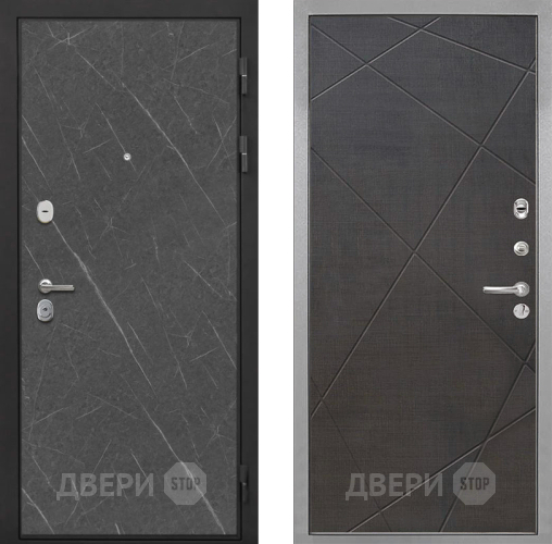 Входная металлическая Дверь Интекрон (INTECRON) Гектор Гранит Лава Оникс Лучи-М Венге распил кофе в Красноармейске