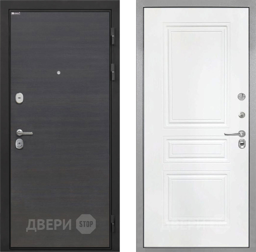 Входная металлическая Дверь Интекрон (INTECRON) Гектор Эковенге ФЛ-243 Белый матовый в Красноармейске