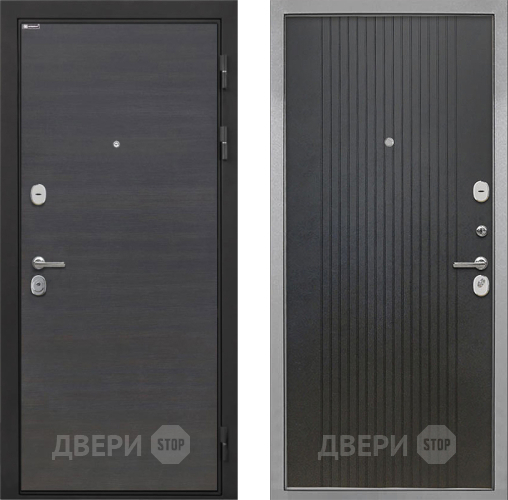 Входная металлическая Дверь Интекрон (INTECRON) Гектор Эковенге ФЛ-295 Лофт черный в Красноармейске