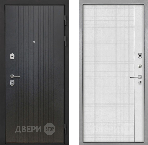 Входная металлическая Дверь Интекрон (INTECRON) Гектор ФЛ-295 В-07 с молдингом Лофт белый в Красноармейске