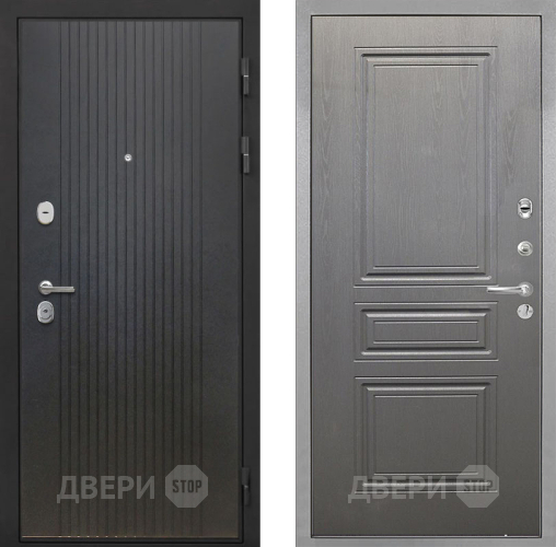 Входная металлическая Дверь Интекрон (INTECRON) Гектор ФЛ-295 ФЛ-243 Графит вуд дуб в Красноармейске