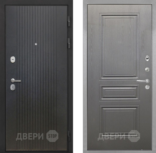 Входная металлическая Дверь Интекрон (INTECRON) Гектор ФЛ-295 ФЛ-243 Графит вуд дуб в Красноармейске