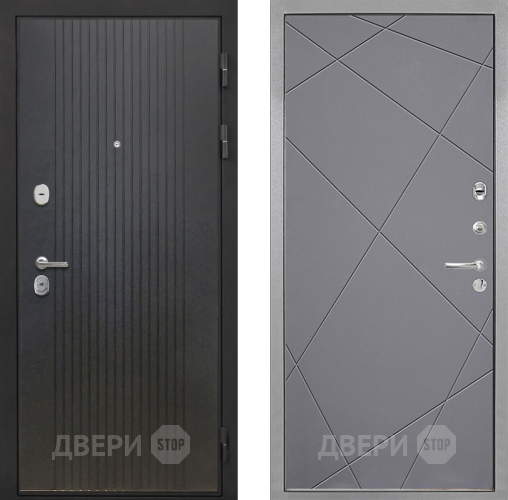 Входная металлическая Дверь Интекрон (INTECRON) Гектор ФЛ-295 Лучи-М Графит софт в Красноармейске