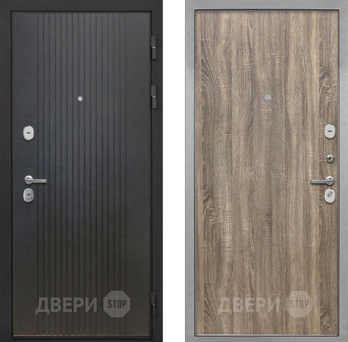 Входная металлическая Дверь Интекрон (INTECRON) Гектор ФЛ-295 Гладкая Дуб турин в Красноармейске