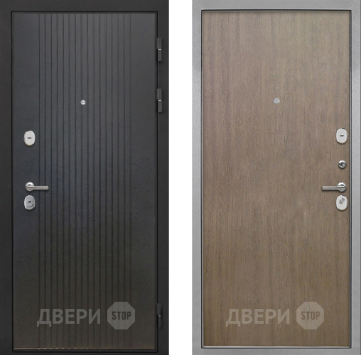 Входная металлическая Дверь Интекрон (INTECRON) Гектор ФЛ-295 Гладкая шпон Венге коричневый в Красноармейске