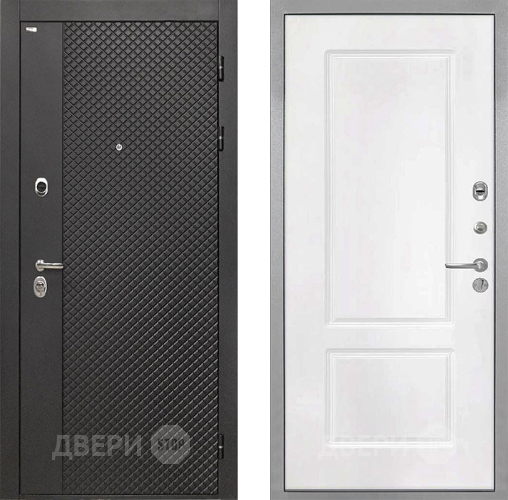 Входная металлическая Дверь Интекрон (INTECRON) Олимпия Black 4К КВ-2 Белый матовый в Красноармейске