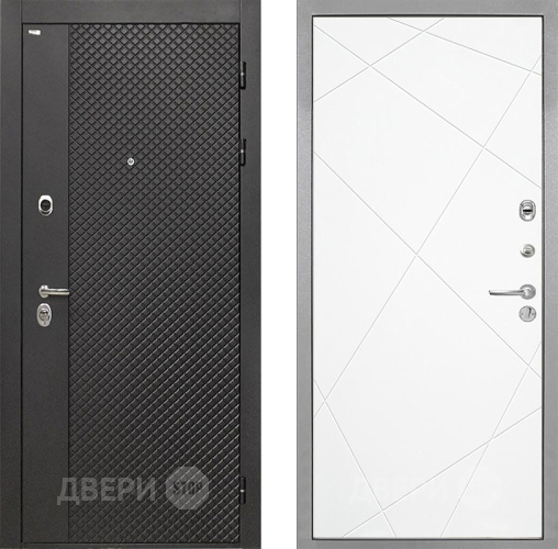Входная металлическая Дверь Интекрон (INTECRON) Олимпия Black 4К Лучи-М Софт милк в Красноармейске