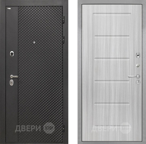 Входная металлическая Дверь Интекрон (INTECRON) Олимпия Black 4К ФЛ-39 Сандал белый в Красноармейске