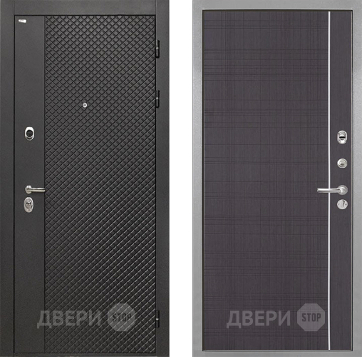 Входная металлическая Дверь Интекрон (INTECRON) Олимпия Black 4К В-07 с молдингом Венге в Красноармейске