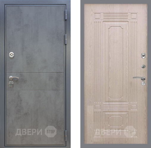 Входная металлическая Дверь Рекс (REX) ФЛ-290 FL-2 Беленый дуб в Красноармейске