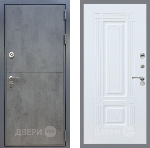 Входная металлическая Дверь Рекс (REX) ФЛ-290 FL-2 Силк Сноу в Красноармейске