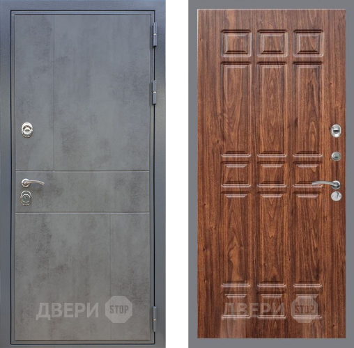 Входная металлическая Дверь Рекс (REX) ФЛ-290 FL-33 орех тисненый в Красноармейске