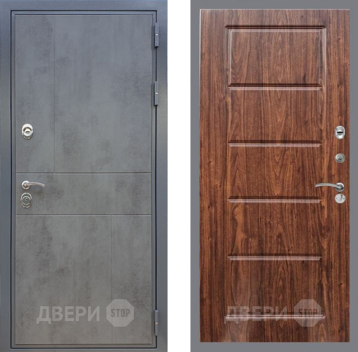 Входная металлическая Дверь Рекс (REX) ФЛ-290 FL-39 орех тисненый в Красноармейске
