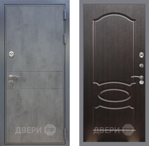 Входная металлическая Дверь Рекс (REX) ФЛ-290 FL-128 Венге светлый в Красноармейске