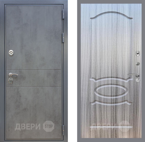 Входная металлическая Дверь Рекс (REX) ФЛ-290 FL-128 Сандал грей в Красноармейске