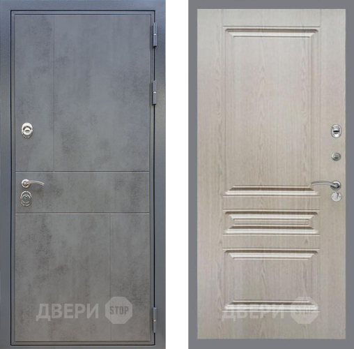 Входная металлическая Дверь Рекс (REX) ФЛ-290 FL-243 Беленый дуб в Красноармейске