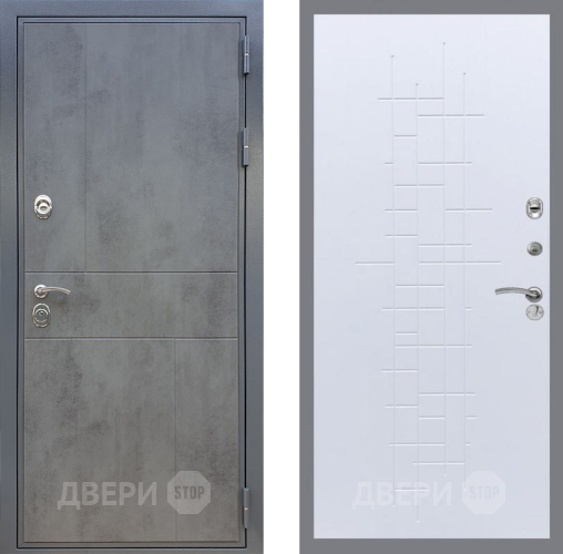 Входная металлическая Дверь Рекс (REX) ФЛ-290 FL-289 Белый ясень в Красноармейске