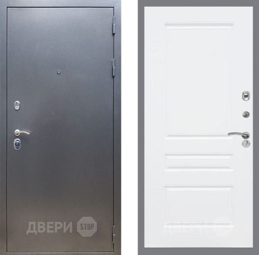 Входная металлическая Дверь Рекс (REX) 11 FL-243 Силк Сноу в Красноармейске