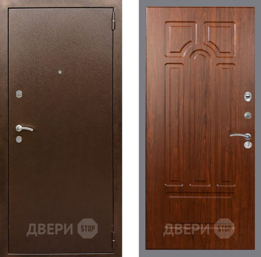 Входная металлическая Дверь Рекс (REX) 1А Медный Антик FL-58 Морёная берёза в Красноармейске