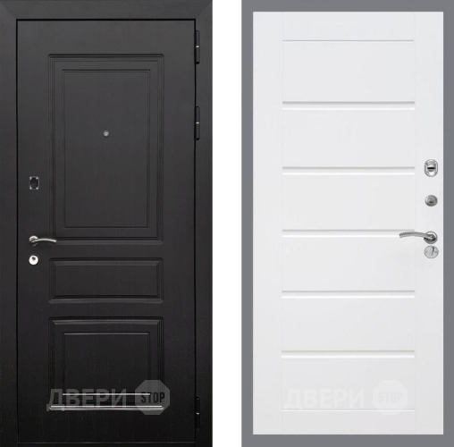 Входная металлическая Дверь Рекс (REX) 6 Венге Сити Белый ясень в Красноармейске