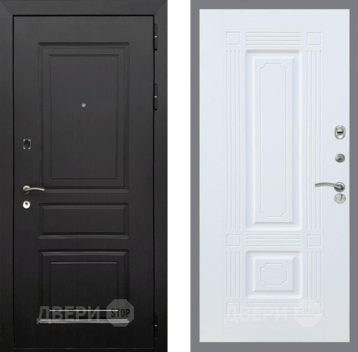 Входная металлическая Дверь Рекс (REX) 6 Венге FL-2 Силк Сноу в Красноармейске