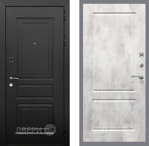 Входная металлическая Дверь Рекс (REX) 6 Венге FL-117 Бетон светлый в Красноармейске