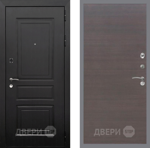 Входная металлическая Дверь Рекс (REX) 6 Венге GL венге поперечный в Красноармейске