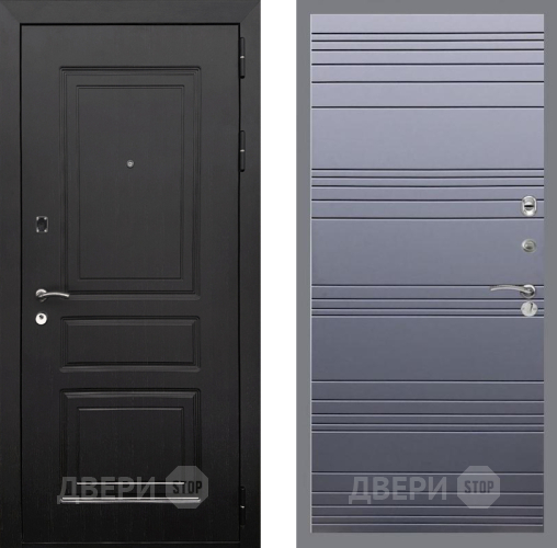 Дверь Рекс (REX) 6 Венге Line Силк титан в Красноармейске