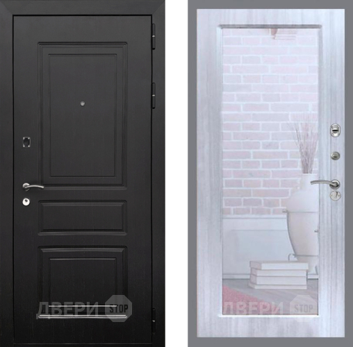 Дверь Рекс (REX) 6 Венге Зеркало Пастораль Сандал белый в Красноармейске