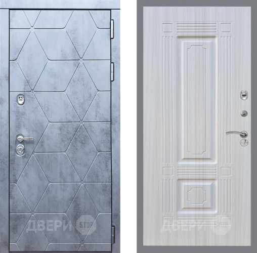 Входная металлическая Дверь Рекс (REX) 28 FL-2 Сандал белый в Красноармейске